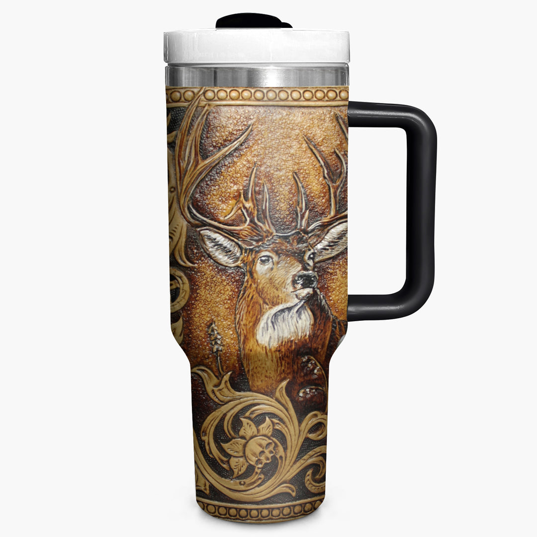 Deer Head - Tumbler with Handle - NCU0DK010