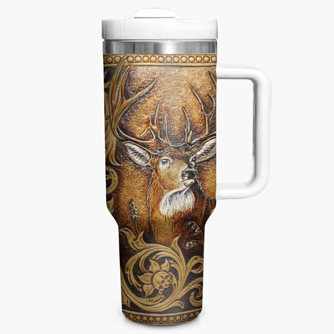 Deer Head - Tumbler with Handle - NCU0DK010