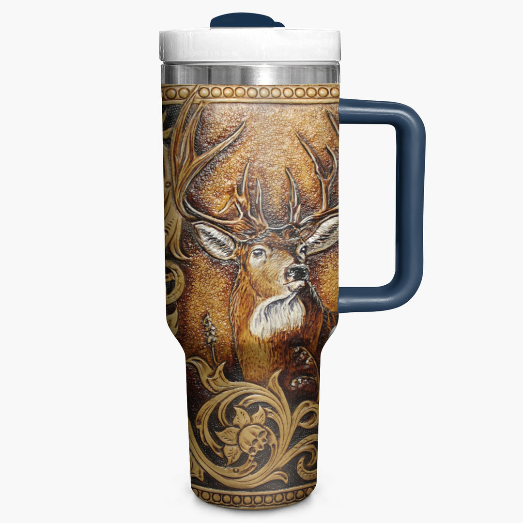 Deer Head - Tumbler with Handle - NCU0DK010