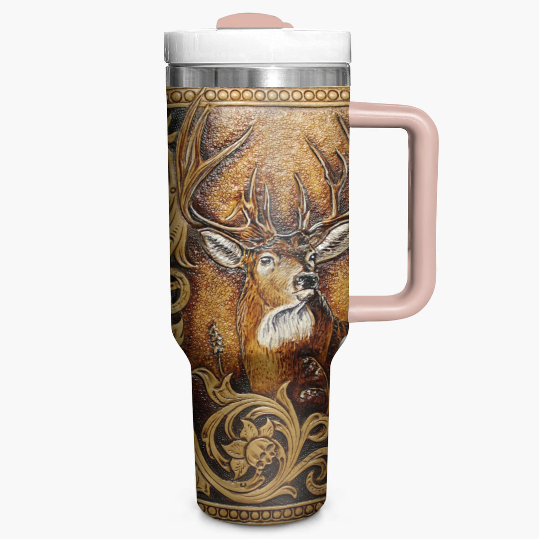 Deer Head - Tumbler with Handle - NCU0DK010
