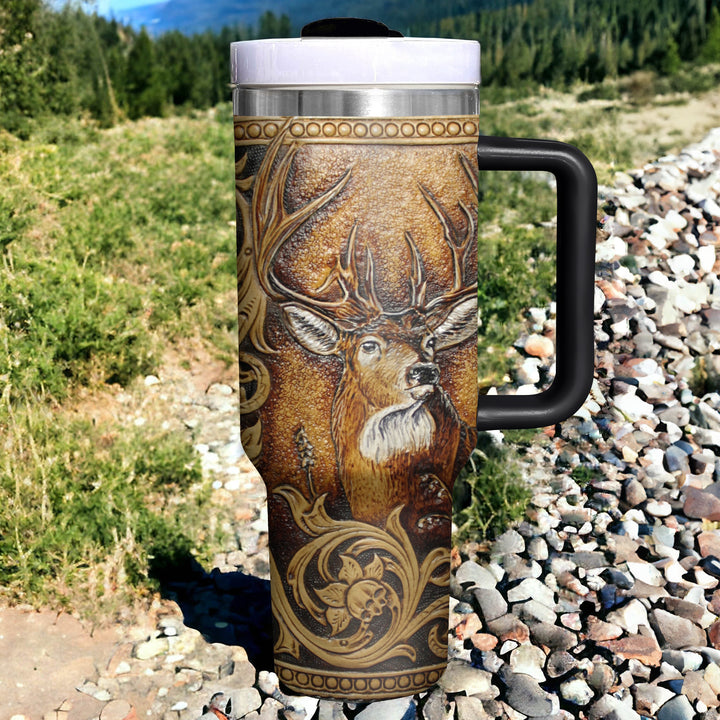 Deer Head - Tumbler with Handle - NCU0DK010