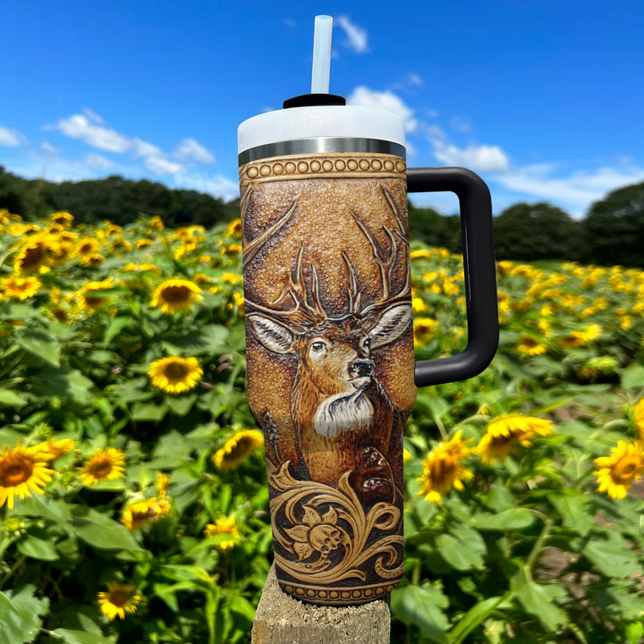 Deer Head - Tumbler with Handle - NCU0DK010