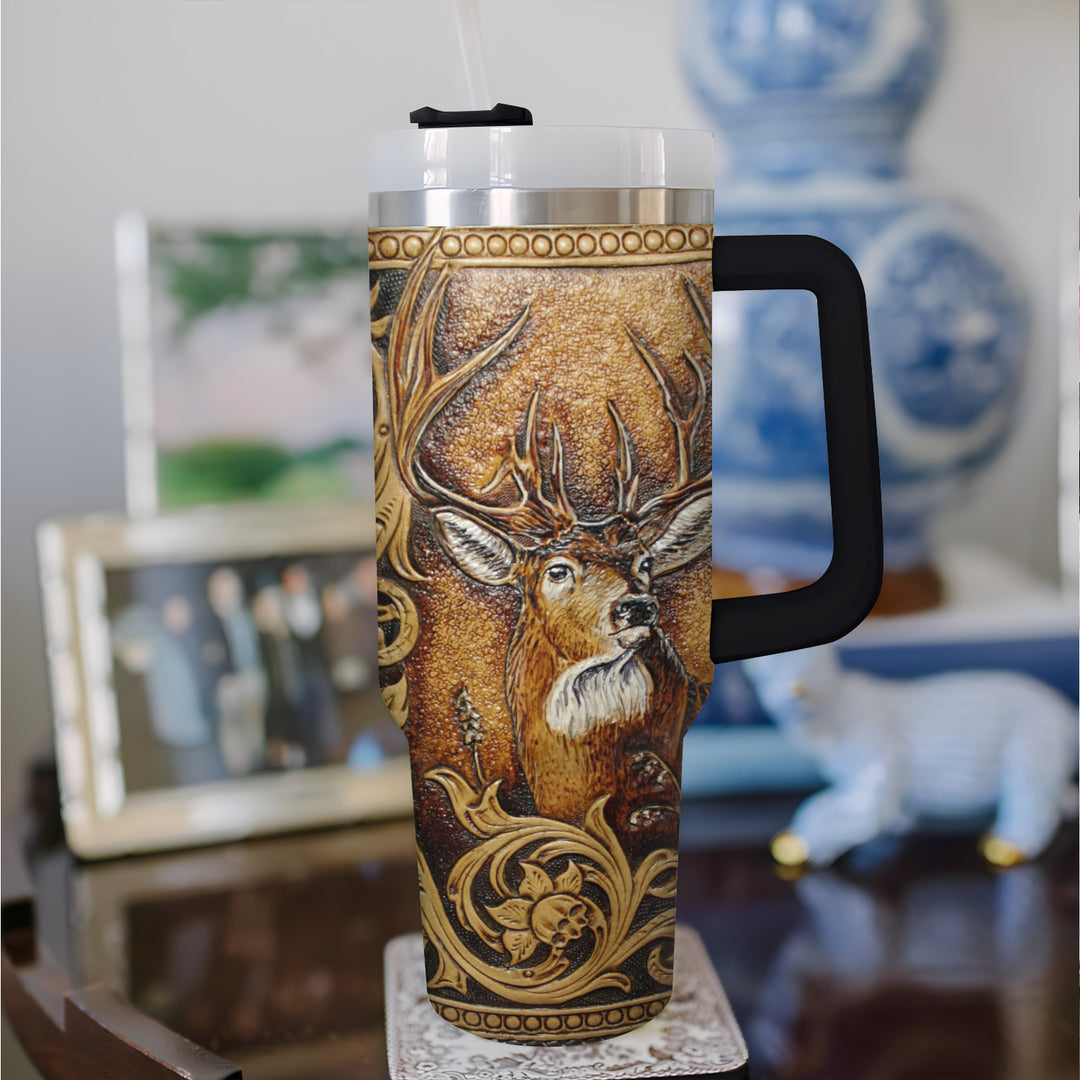 Deer Head - Tumbler with Handle - NCU0DK010