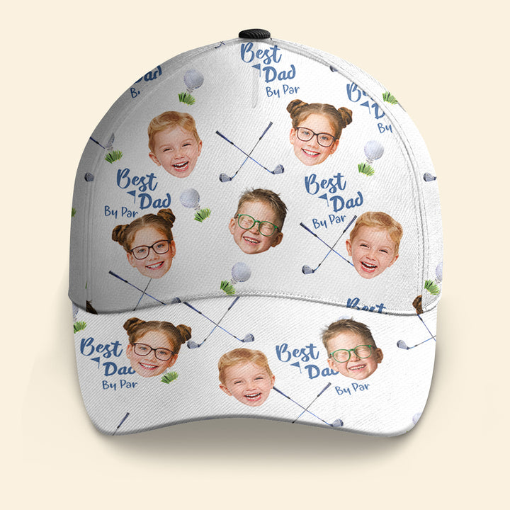 Best Dad By Par - Personalized Custom Classic Cap - Father's Day Gift For Dad