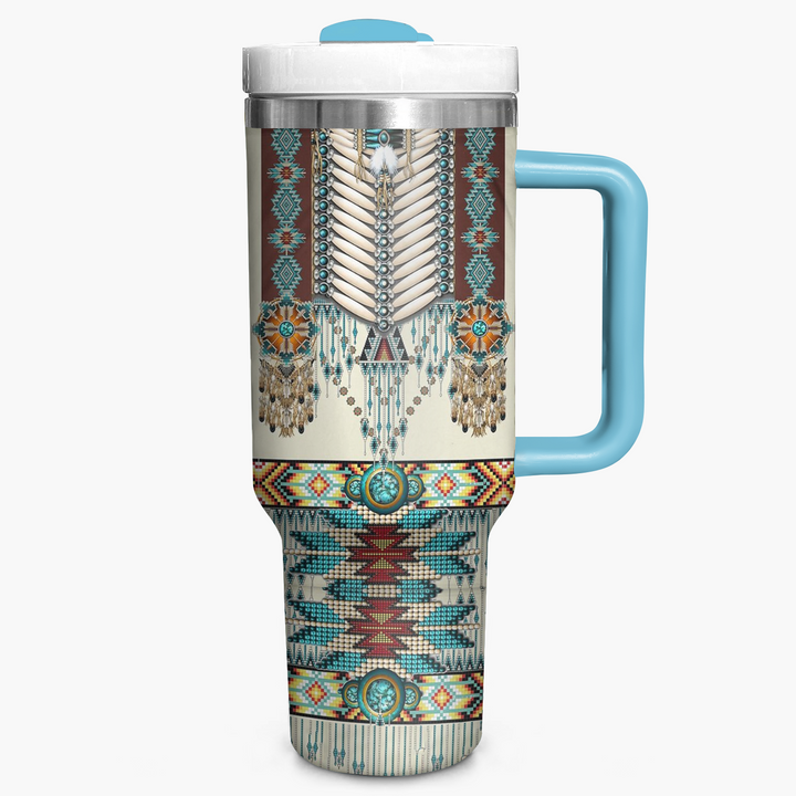 Native American - Tumbler with Handle - NCU0DK014