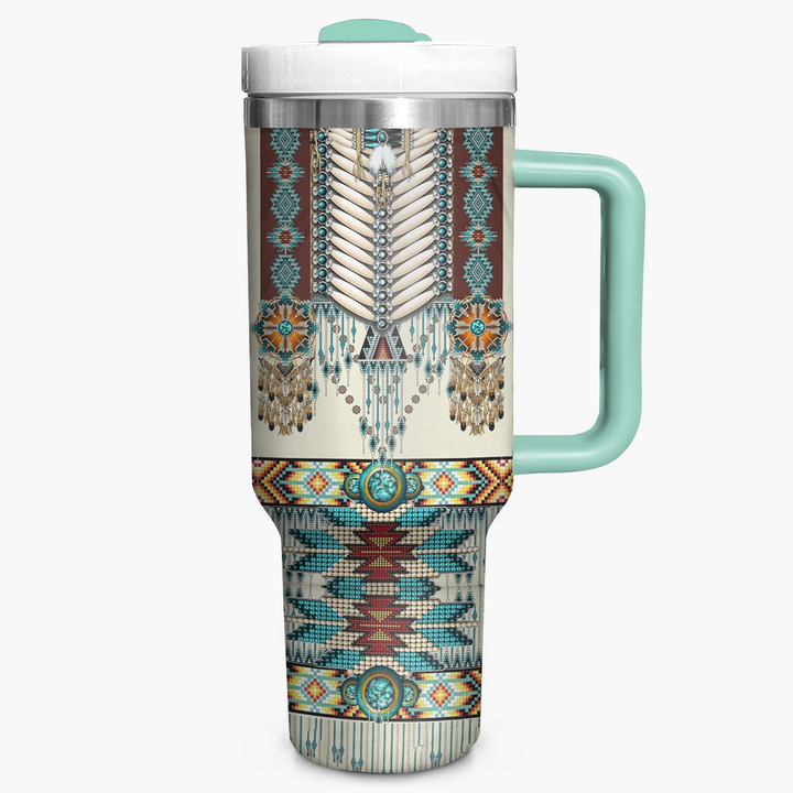 Native American - Tumbler with Handle - NCU0DK014