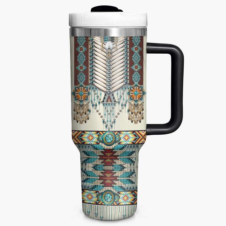 Native American - Tumbler with Handle - NCU0DK014
