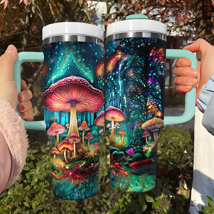 Mushroom Magic - Tumbler with Handle - NCU0TT017