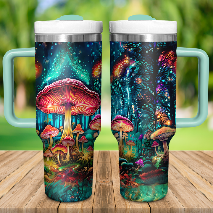 Mushroom Magic - Tumbler with Handle - NCU0TT017