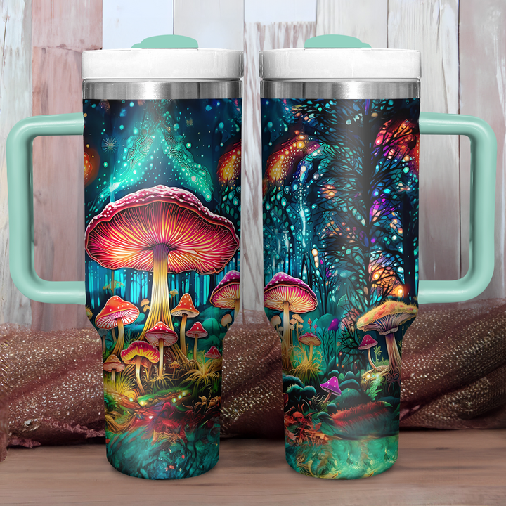 Mushroom Magic - Tumbler with Handle - NCU0TT017