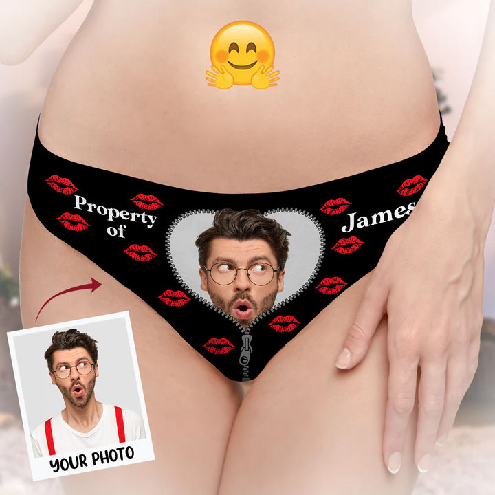 Property of You - Personalized Custom Women's Briefs - Gift For Couple, Girlfriend, Wife