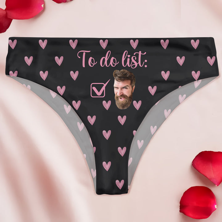 To Do List - Personalized Custom Women's Briefs - Gift For Couple, Girlfriend, Wife