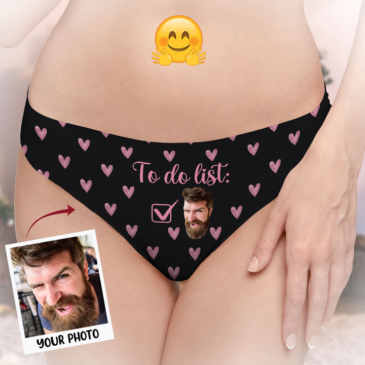 To Do List - Personalized Custom Women's Briefs - Gift For Couple, Girlfriend, Wife