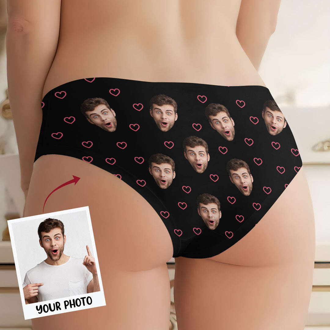 Between My Legs - Personalized Custom Women's Briefs - Gift For Couple, Girlfriend, Wife