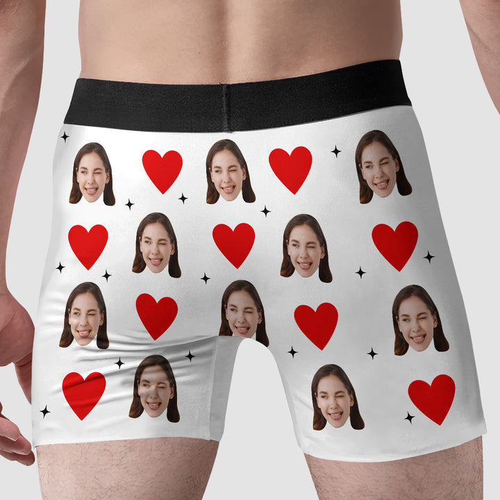 I'm Yours No Refund - Personalized Custom Men's Boxer Briefs - Gift For Couple, Boyfriend, Husband