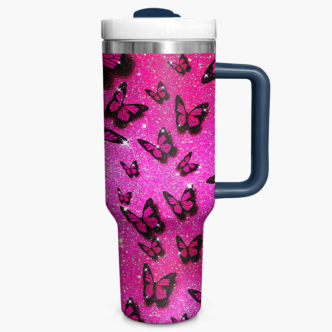 Sparkling Butterfly - Tumbler With Handle NCU0PT002