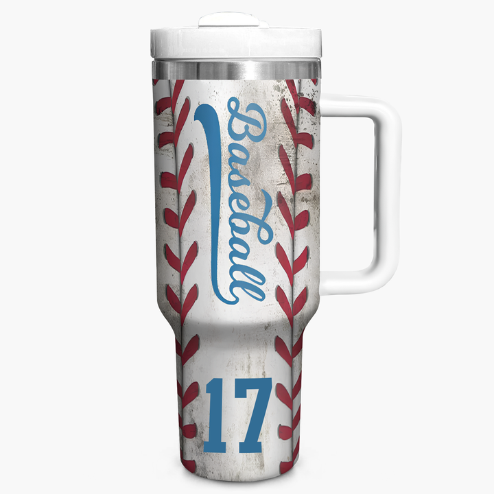 Baseball All of My Life - Personalized Tumbler With Handle - NCU0DK001