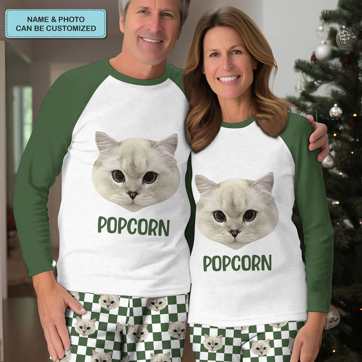 Fur Baby Set - Personalized Custom Raglan Pajama Set - Gift For Dog Lover, Cat Lover