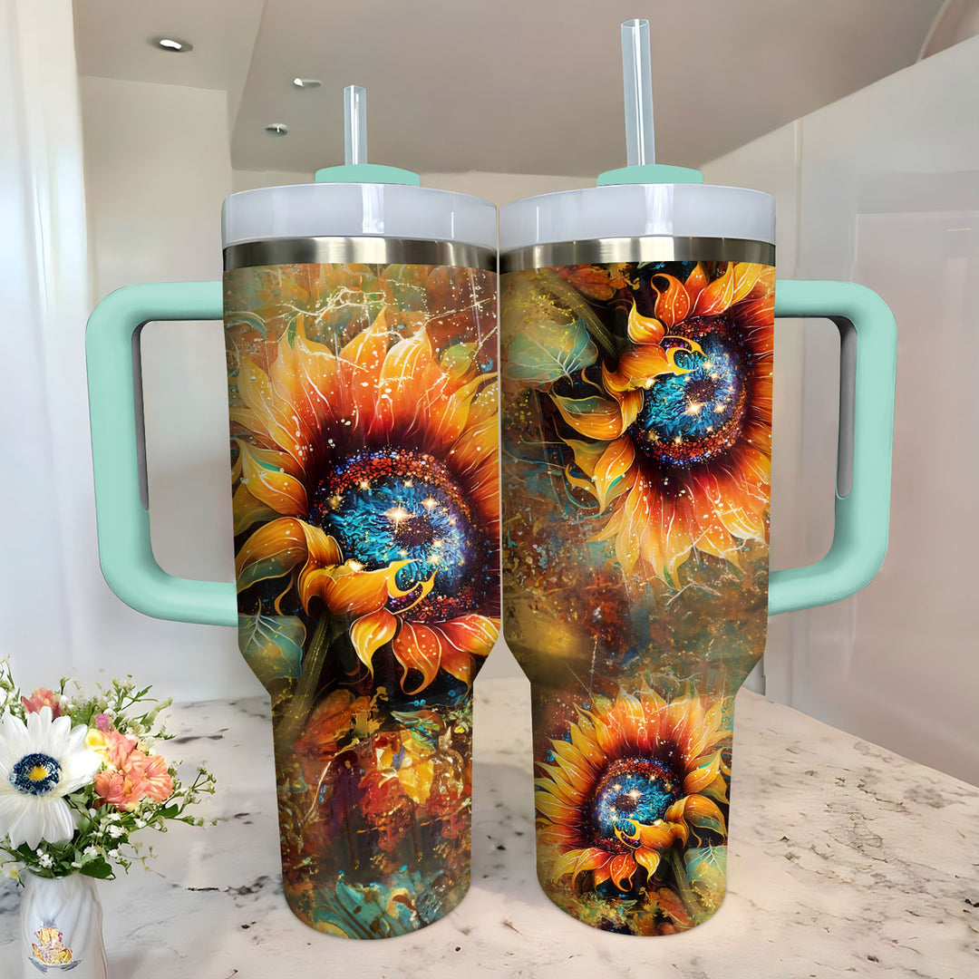 Sunburst Symphony - Tumbler With Handle - NCU0TL016