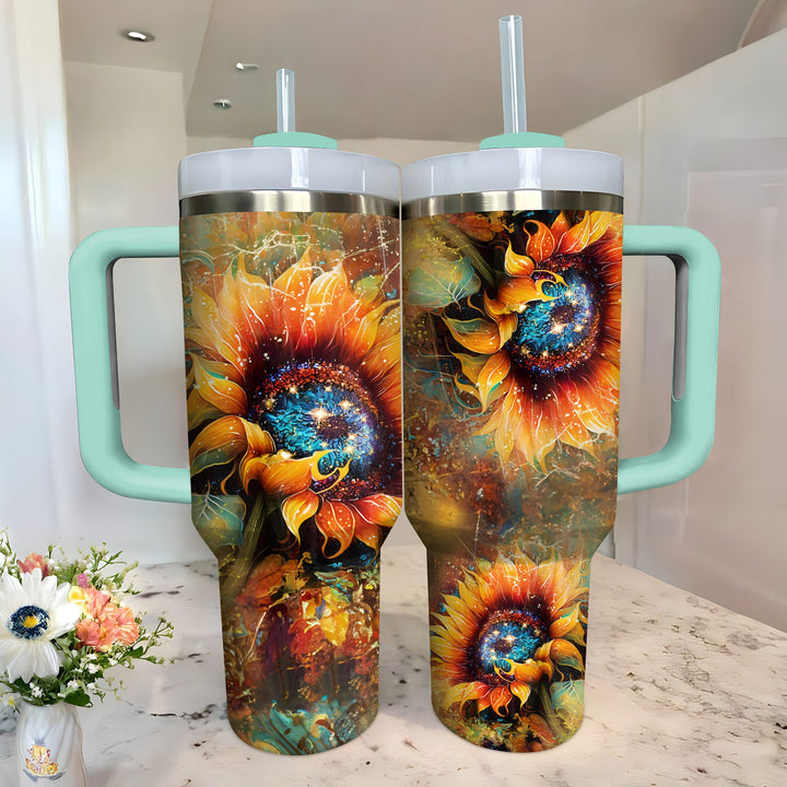 Sunburst Symphony - Tumbler With Handle - NCU0TL016