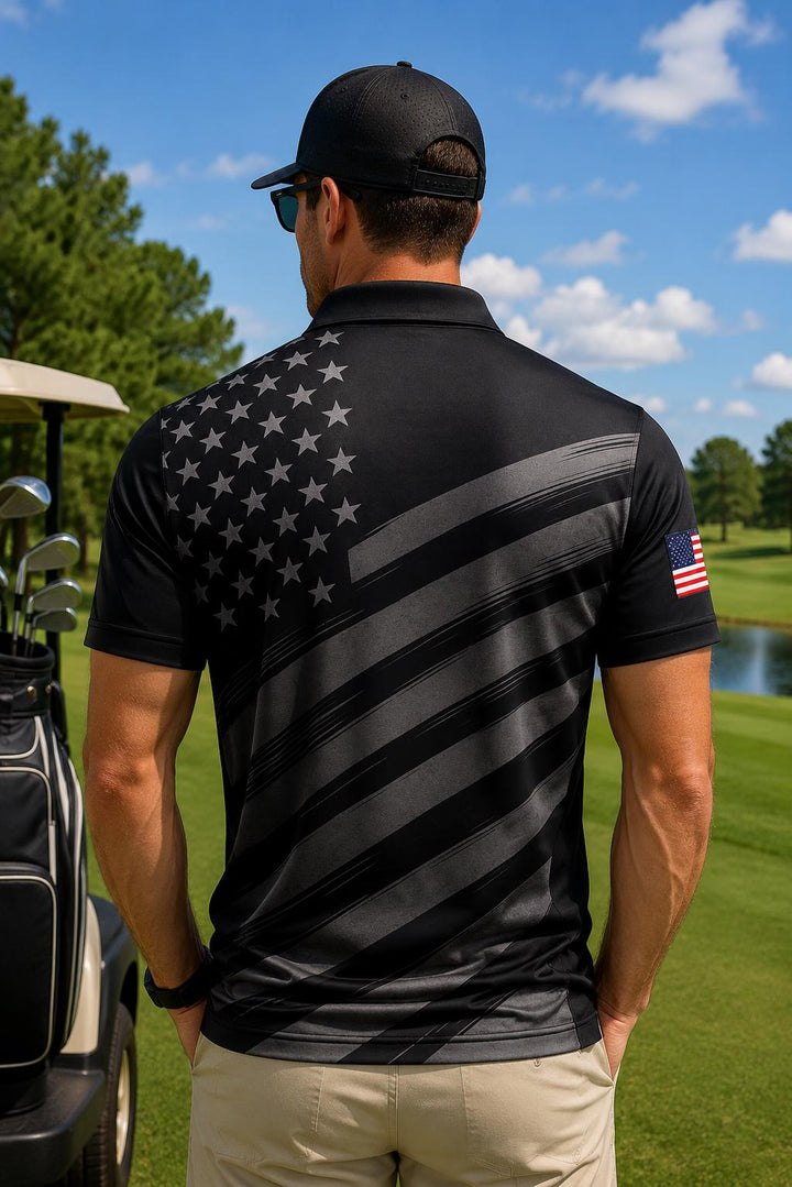 America 250th Anniversary Patriotic Polo Shirt NCU0PDT01