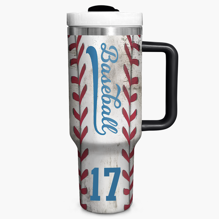 Baseball All of My Life - Personalized Tumbler With Handle - NCU0DK001