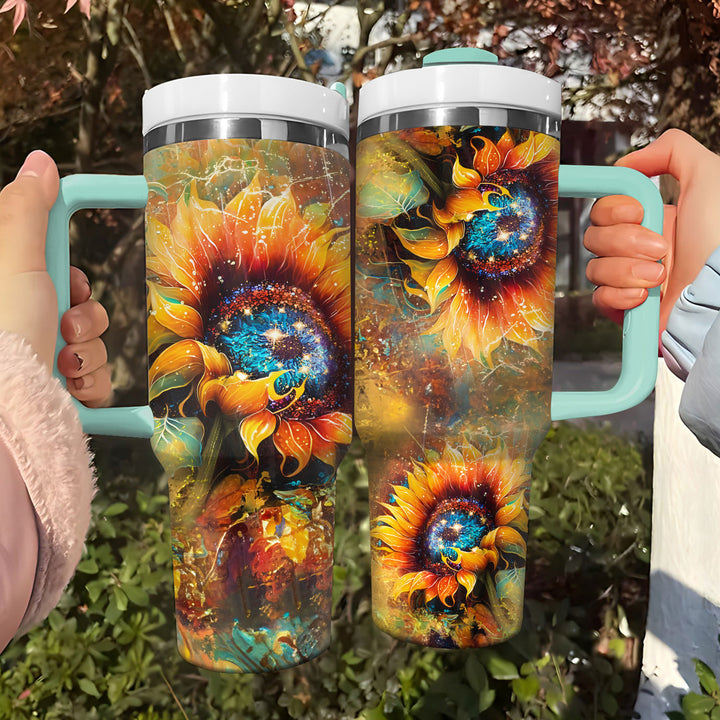 Sunburst Symphony - Tumbler With Handle - NCU0TL016