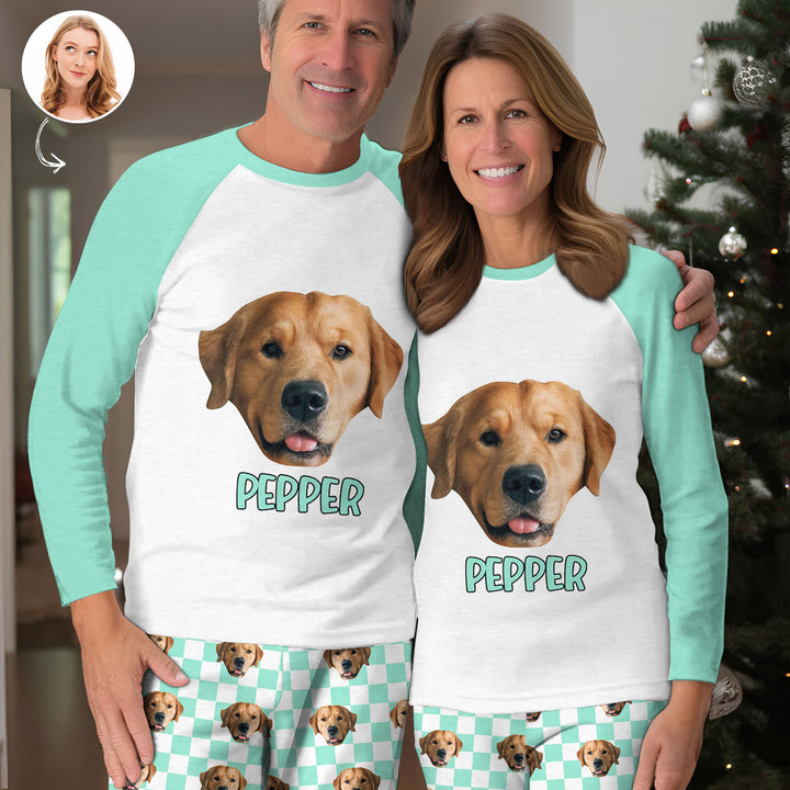 Fur Baby Set - Personalized Custom Raglan Pajama Set - Gift For Dog Lover, Cat Lover