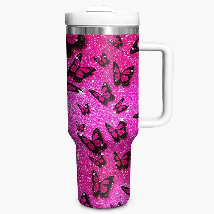 Sparkling Butterfly - Tumbler With Handle NCU0PT002