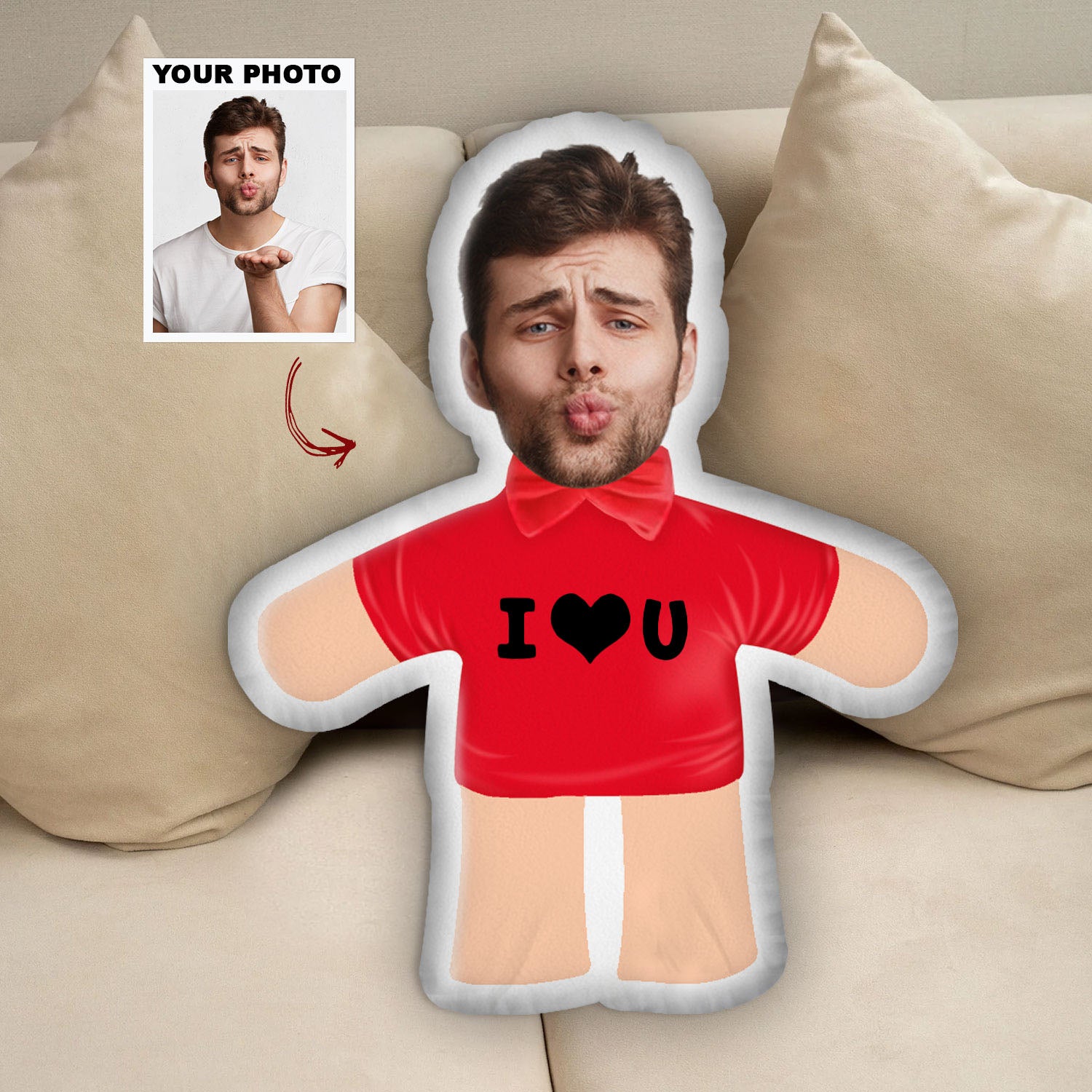 Buy Urvi Creations Romantic Valentine Gift Love Heart Love Pillow Cushion  for Valentine Gifts for Boyfriend Girlfriend. Online In India At Discounted  Prices