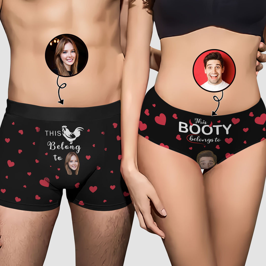 This Booty Belongs To - Gift For Couple, Boyfriend, Girlfriend, Wife, Husband