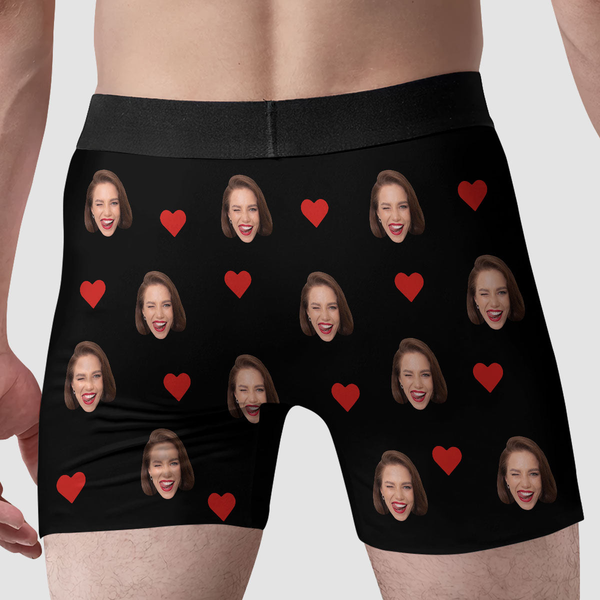 Underwear With Lover Face - Personalized Custom Men's Boxer Briefs - G - A  Gift Customized