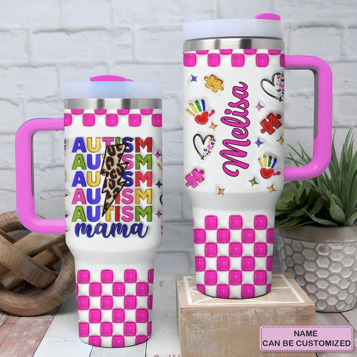 Amazing Mama - Personalized Tumbler with Handle - NCU0TL014