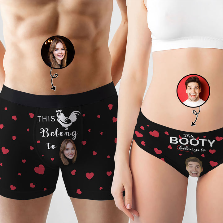 This Booty Belongs To - Gift For Couple, Boyfriend, Girlfriend, Wife, Husband
