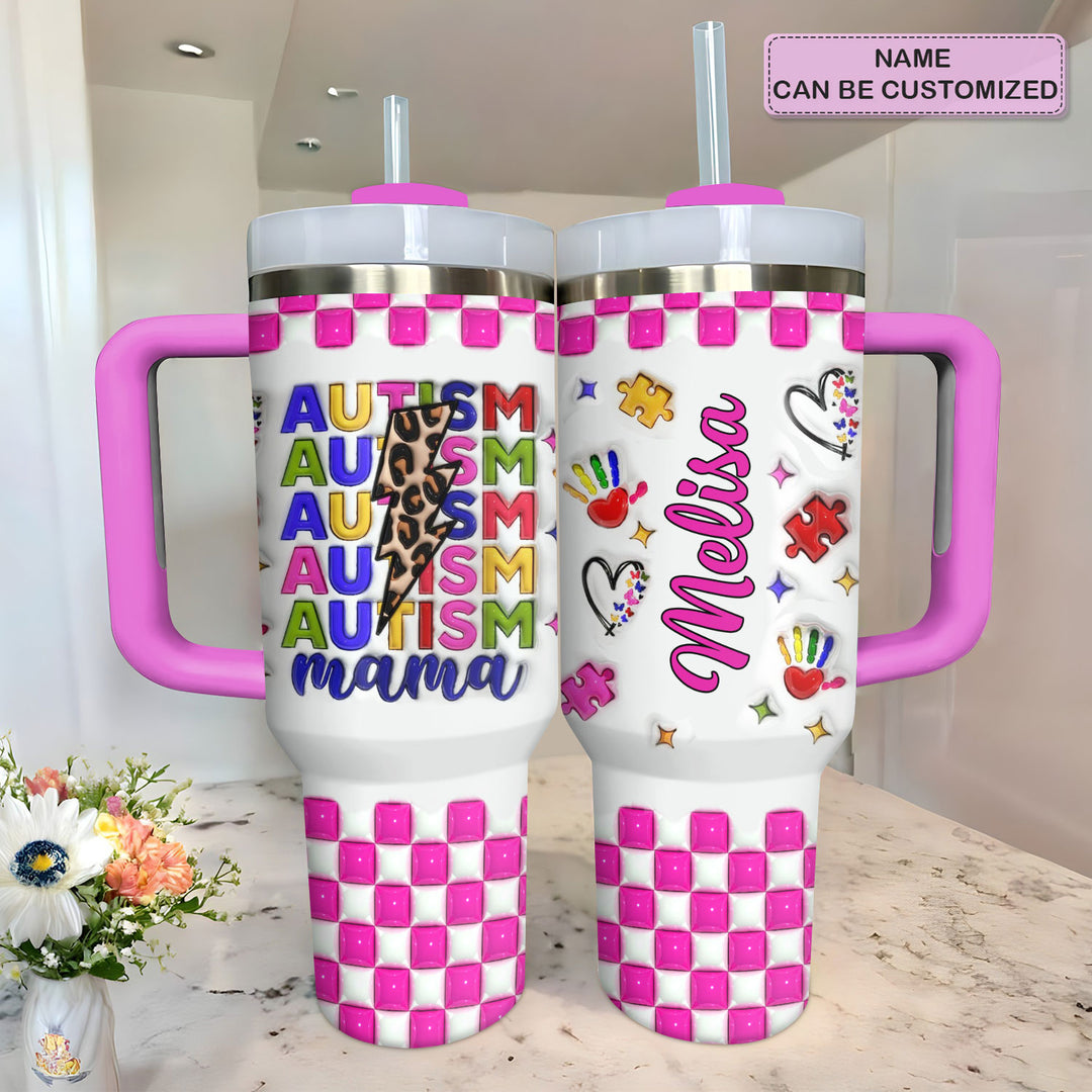 Amazing Mama - Personalized Tumbler with Handle - NCU0TL014