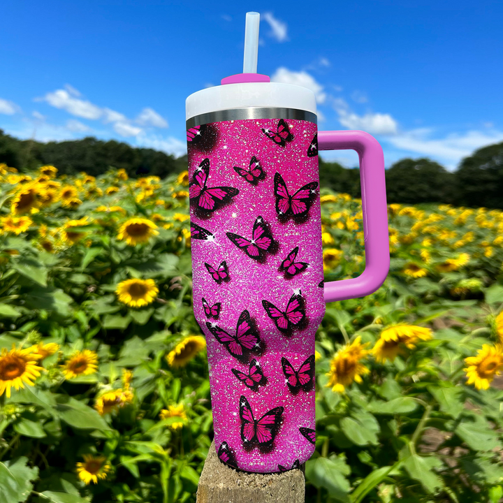 Sparkling Butterfly - Tumbler With Handle NCU0PT002