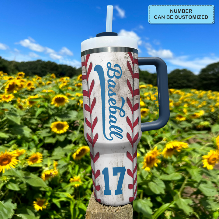Baseball All of My Life - Personalized Tumbler With Handle - NCU0DK001