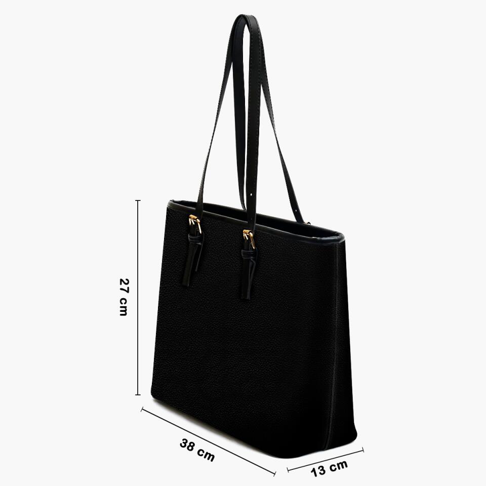 Personalized Leather Bucket Bag - Birthday, Nurses' Day Gift For Nurse - It's A Beautiful Day To Save Lives ARND018