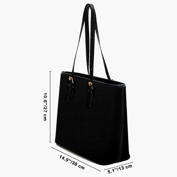 Personalized Leather Bucket Bag - Gift For Cat Lover - Witch By Nature