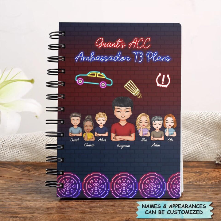Personalized Spiral Journal - Gift For Colleague - Grant Made Us ACC