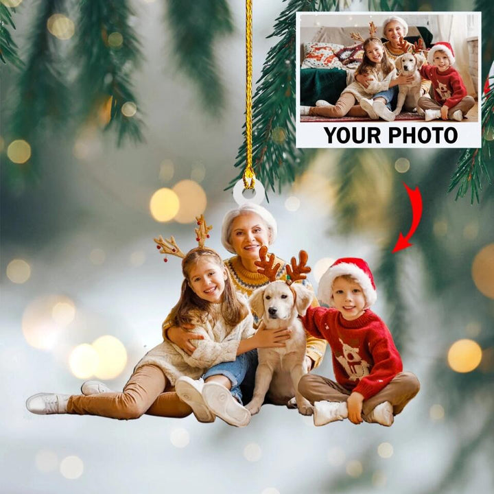 Personalized Photo Mica Ornament - Gift For Friends and Family ARND0014