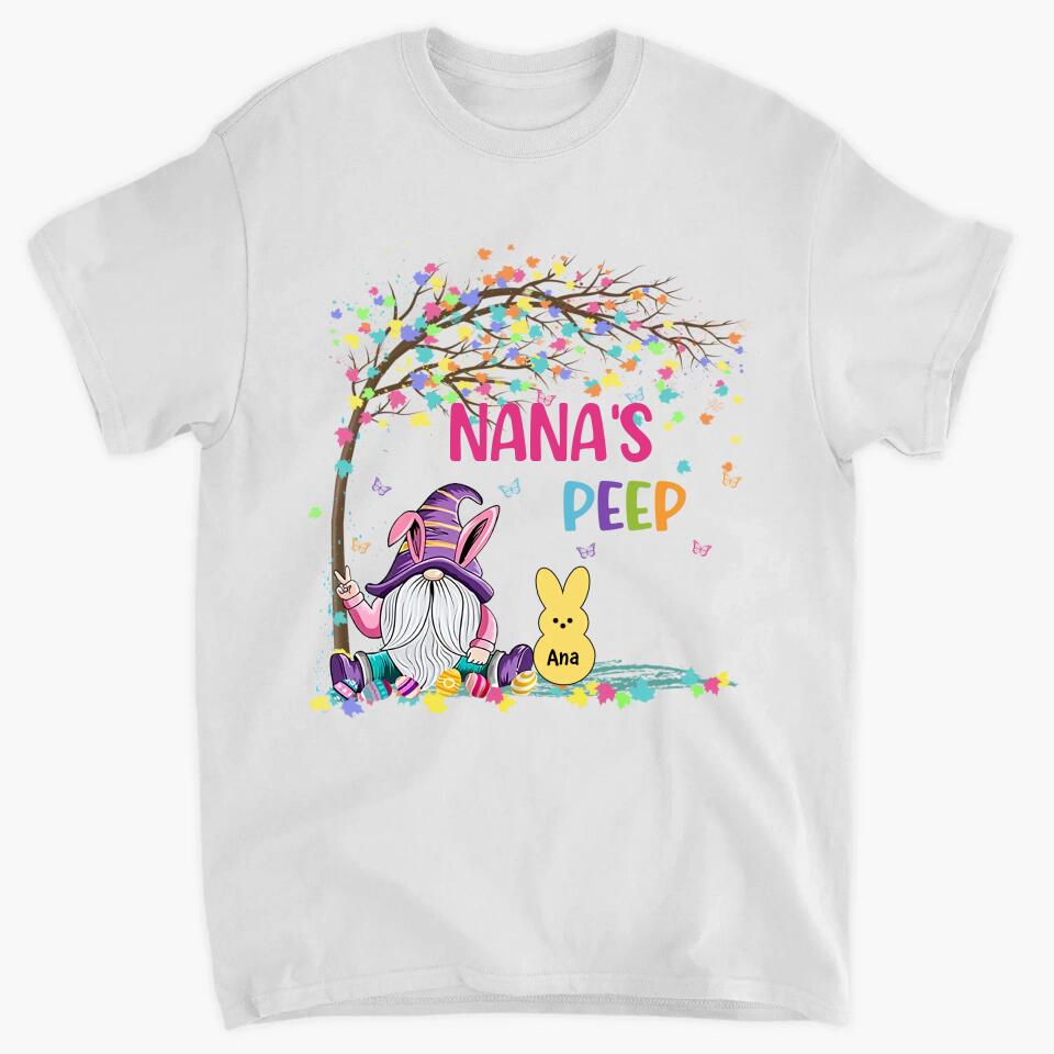 Grandma's Peeps - Personalized T-shirt - Easter Gift For Grandma