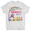 Grandma&#39;s Peeps - Personalized T-shirt - Easter Gift For Grandma