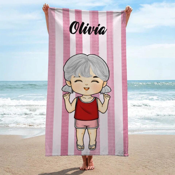 Personalized Beach Towel - Gift For Family - Family Summer Vacation