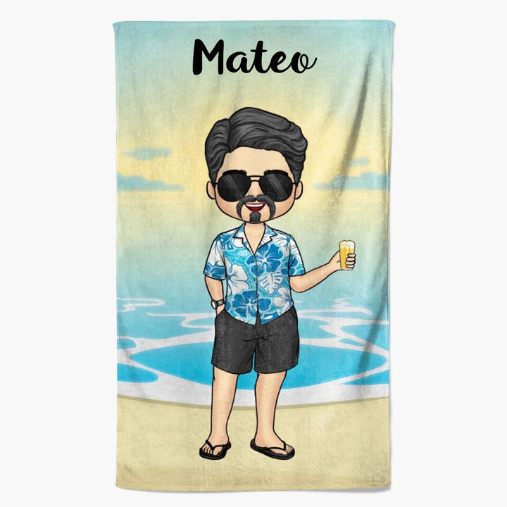 Personalized Beach Towel - Gift For Family - Family Summer Vacation