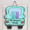 Easter Family Peeps - Personalized Door Sign - Easter Gift For Family