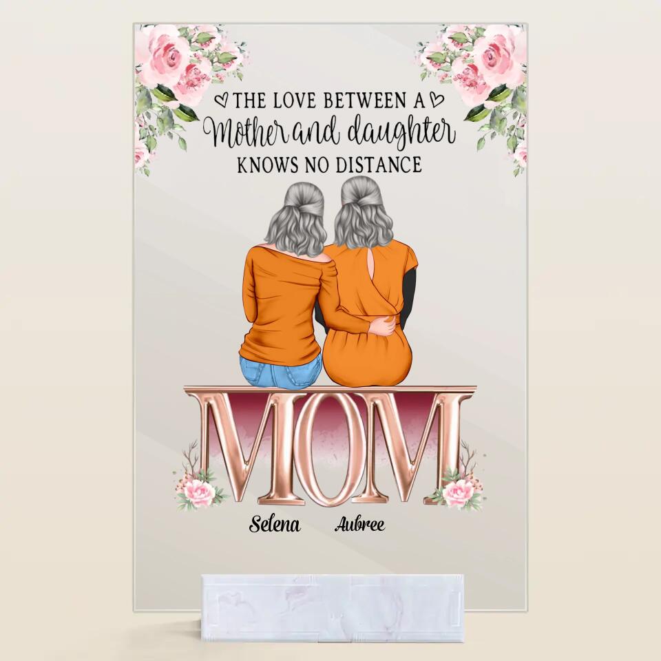 Personalized Acrylic Plaque - Gift For Mom - Mother & Daughter From The Start Best Friends Forever From The Heart