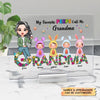 My Favourite Peeps Call Me Grandma - Personalized Acrylic Plaque - Easter Gift For Grandma