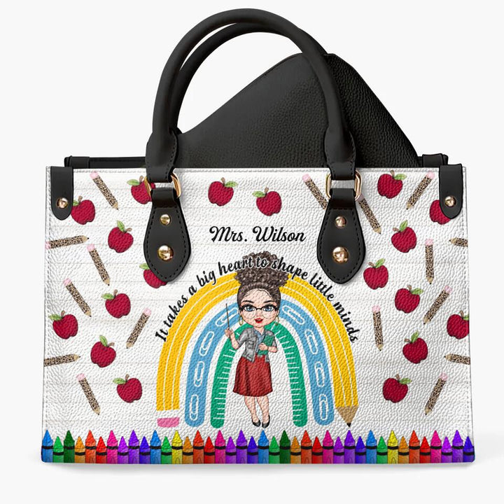Personalized Leather Bag - Gift For Teacher - Being A Teacher