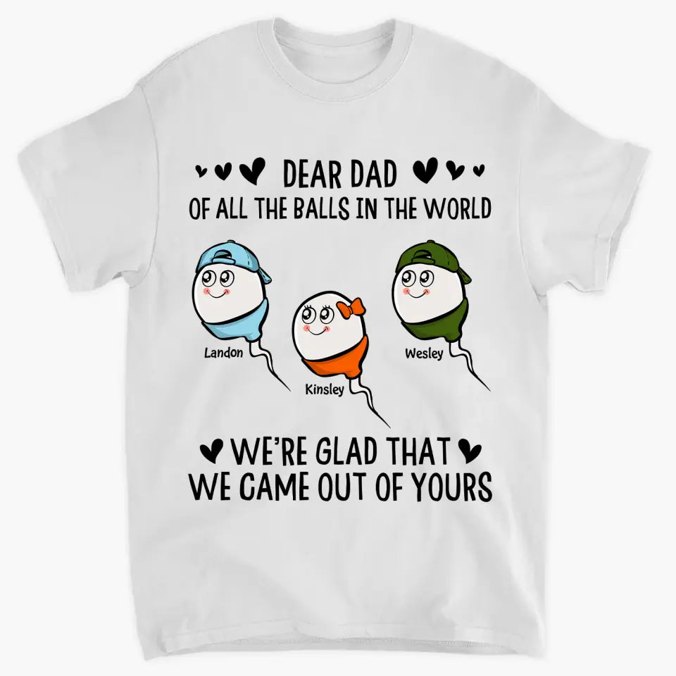 Personalized T-shirt - Gift For Father - Happy Father's Day
